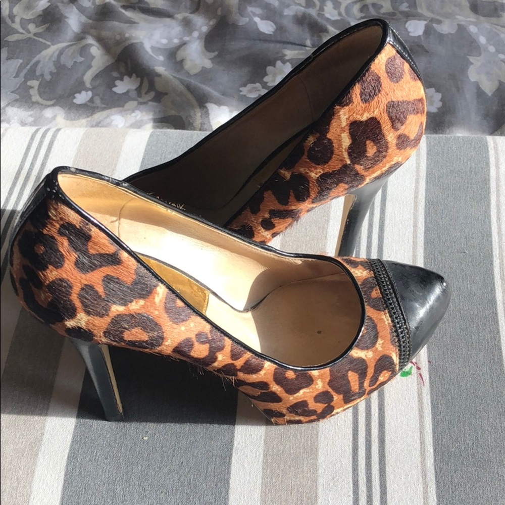Michael Kors leopard print heels